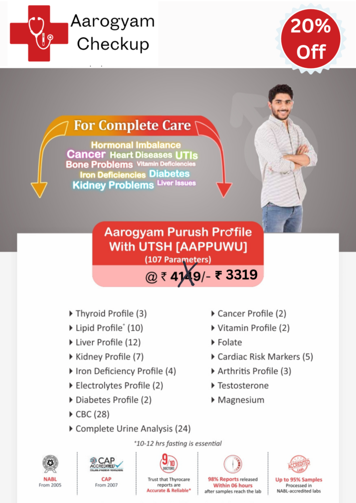 Aarogyam Purush Profile With UTSH 20%