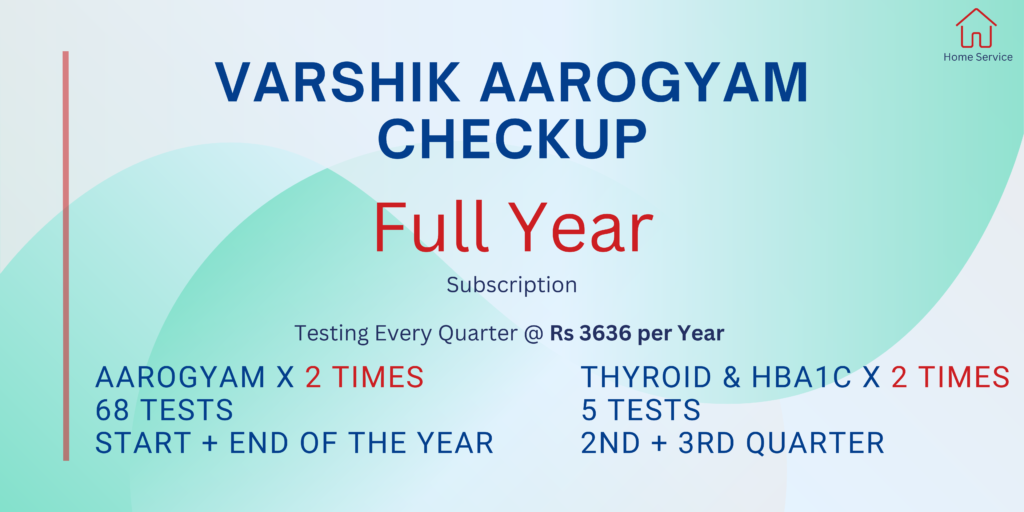 Varshik Aarogyam Checkup @ Rs 3636